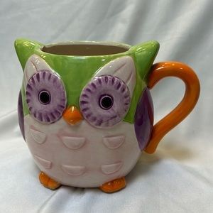 Ceramic Owl Pitcher